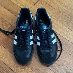 adidas Men's Black and White Sneakers